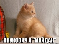  янукович и "майдан"