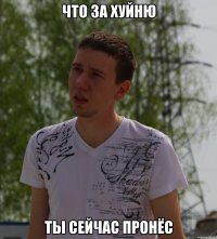 что за хуйню ты сейчас пронёс