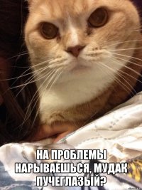  НА ПРОБЛЕМЫ НАРЫВАЕШЬСЯ, МУДАК ПУЧЕГЛАЗЫЙ?