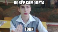 Ковёр самолёта гони
