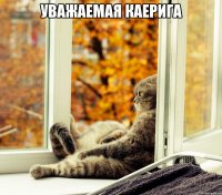 Уважаемая Каерига 