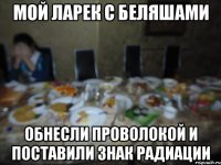 мой ларек с беляшами обнесли проволокой и поставили знак радиации