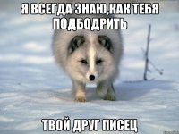 Я всегда знаю,как тебя подбодрить твой друг писец