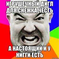 игрушечный дигл для снежка честь а настоящий и у нигги есть