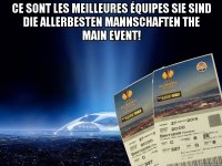 Ce sont les meilleures équipes Sie sind die allerbesten Mannschaften The main event! 