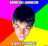 анімізм і анонізм а шо є різниця?