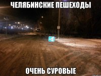 Челябинские пешеходы очень суровые