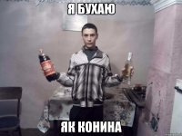 Я бухаю як конина