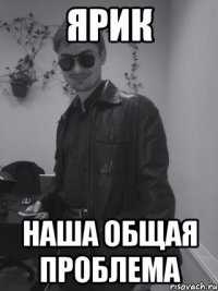 ЯРИК НАША ОБЩАЯ ПРОБЛЕМА