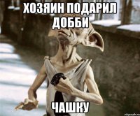 ХОЗЯИН ПОДАРИЛ ДОББИ ЧАШКУ