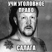 учи уголовное право салага