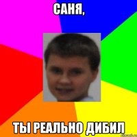 Саня, ты реально дибил