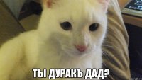  Ты дуракъ дад?