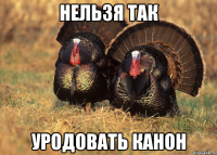 Нельзя так уродовать канон