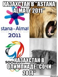 Казахстан в "astana almaty 2011" Казахстан в олимпиаде "Сочи 2014"