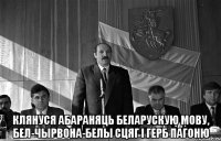  клянуся абараняць беларускую мову, бел-чырвона-белы сцяг і герб пагоню