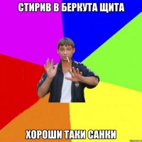 стирив в беркута щита хороши таки санки