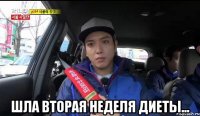  шла вторая неделя диеты...