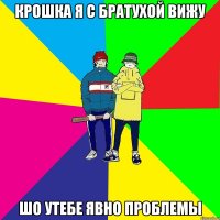 Крошка я с братухой вижу шо утебе явно проблемы