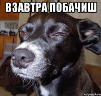 взавтра побачиш 