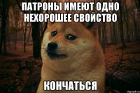 Патроны имеют одно нехорошее свойство кончаться