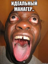 идеальный манагер.. ..