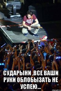  Сударыни ,все ваши руки облобызать не успею...