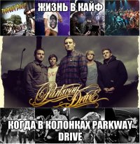 жизнь в кайф когда в колонках Parkway Drive