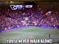  you,ll never walk alone!