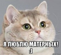  Я люблю матерных! :)