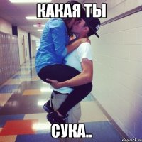 Какая ты сука..