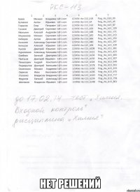  нет решений