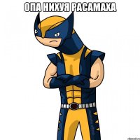 опа нихуя расамаха 