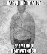 КАРУЦКИЙ ПЛАЧЕТ ЕРЁМЕНКО ВЫПУСТИЛСЯ