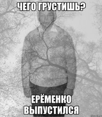 ЧЕГО ГРУСТИШЬ? ЕРЁМЕНКО ВЫПУСТИЛСЯ