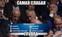 Самая слабая Группа