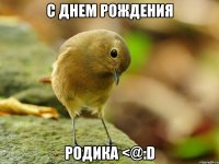 С Днем Рождения Родика <@:D