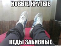Новые, крутые кеды забивные