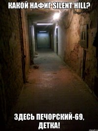 Какой нафиг Silent Hill? здесь печорский-69, детка!