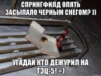 Спрингфилд опять засыпало черным снегом? )) УГАДАЙ КТО ДЕЖУРИЛ НА ТЭЦ-5! =)