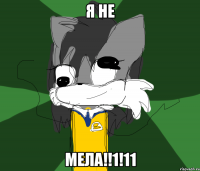Я НЕ МЕЛА!!1!11