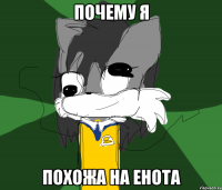 ПОЧЕМУ Я ПОХОЖА НА ЕНОТА