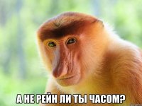  А не Рейн ли ты часом?