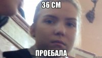 36 см проебала