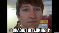  я сказал штудиньяр