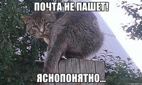 ПОЧТА НЕ ПАШЕТ! ЯСНОПОНЯТНО...