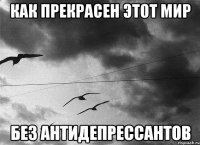 Как прекрасен этот мир Без антидепрессантов
