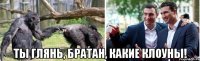  ты глянь, братан, какие клоуны!