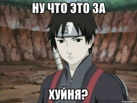 Ну что это за Хуйня?
