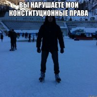 Вы нарушаете мои конституционные права 